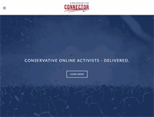 Tablet Screenshot of conservativeconnector.com